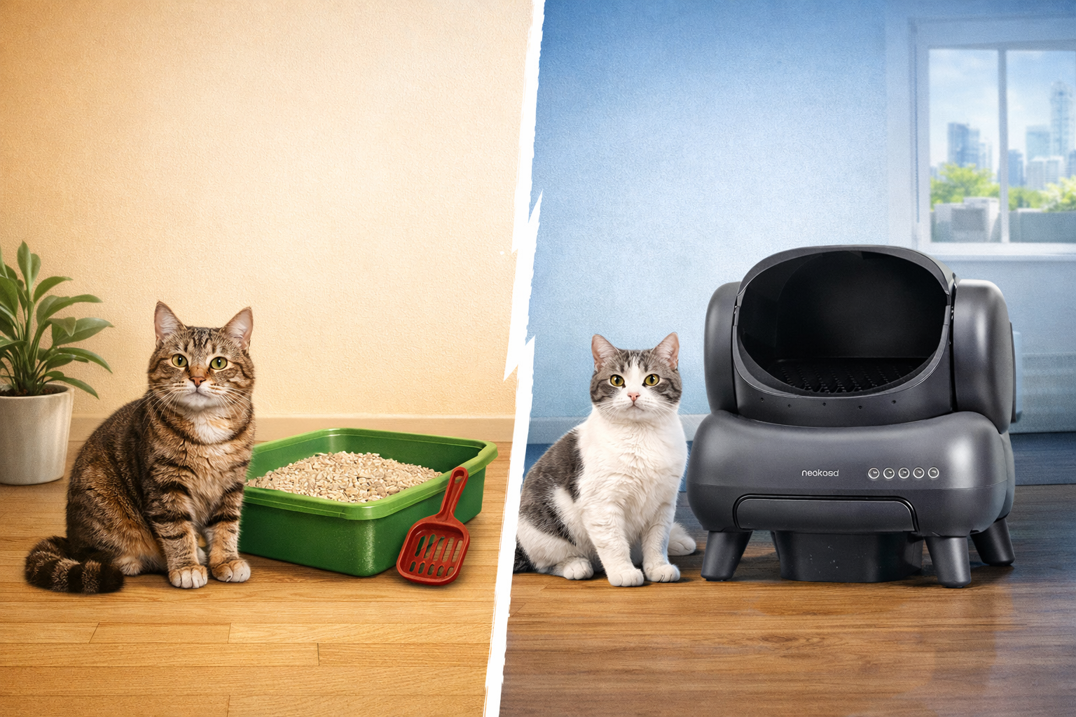 🐾 Litière automatique ou litière classique : que choisir ?